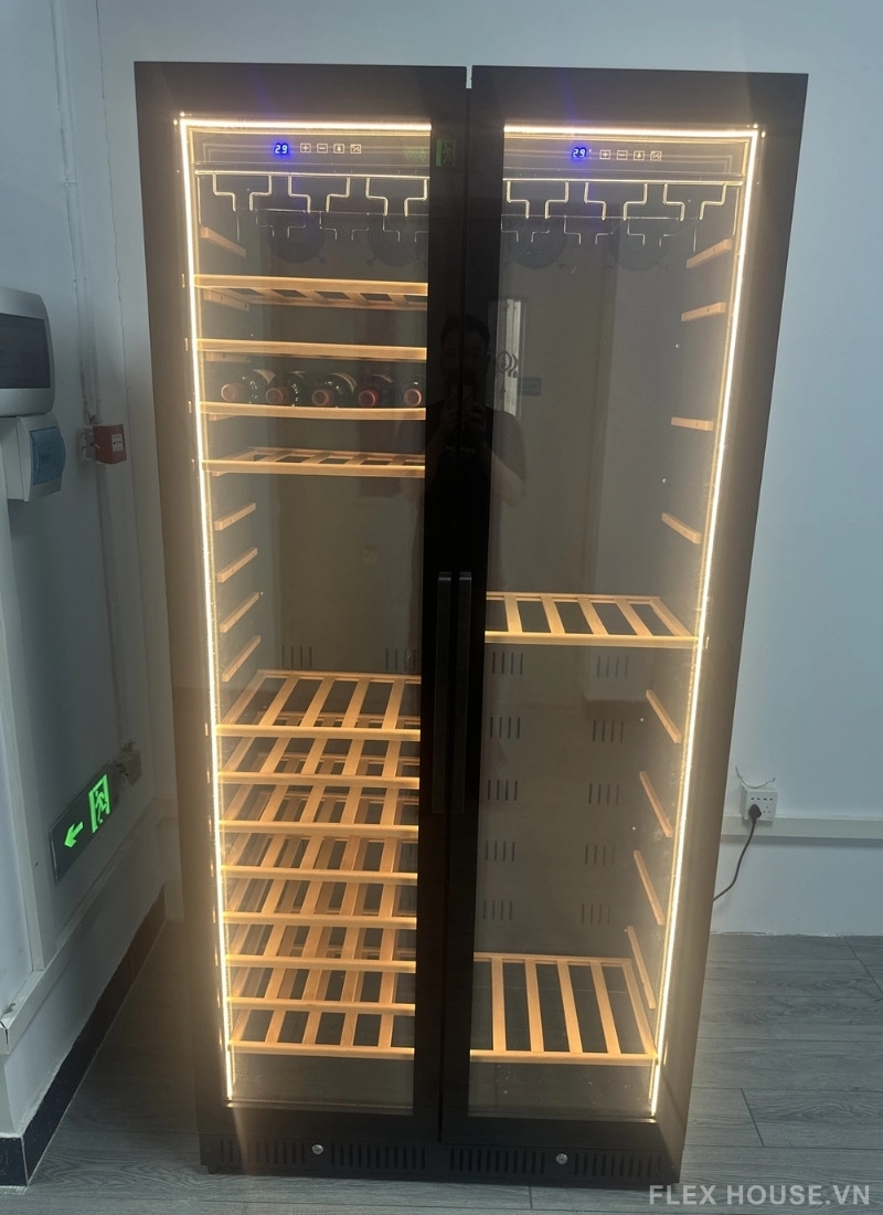 Tủ bảo quản rượu vang và trà nhiệt độ kép DW321 6 Tủ bảo quản rượu vang và trà nhiệt độ kép DW321 10