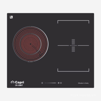 Bếp điện từ hồng ngoại 3 vùng nấu Capri CR-836KT