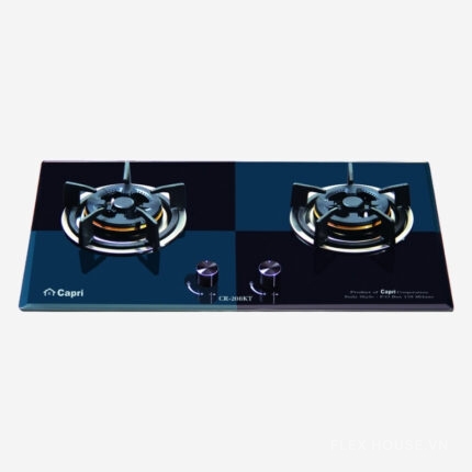 Bếp gas 2 vùng nấu lắp âm cao cấp Capri CR-208KT