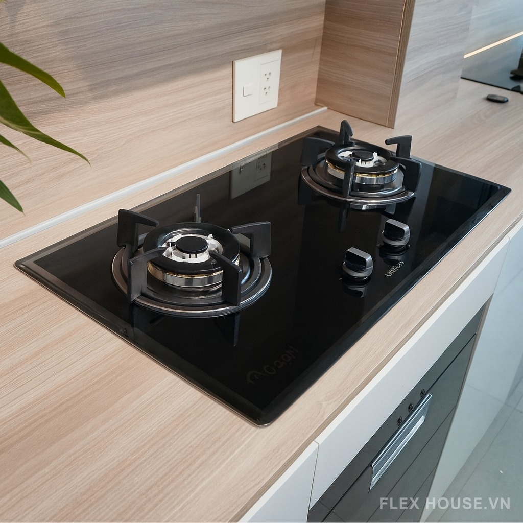 Bếp gas âm 2 vùng nấu mặt kính Capri CR-272KT 