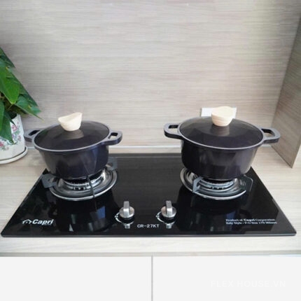 Bếp gas âm mặt kính cao cấp Capri CR-27KT
