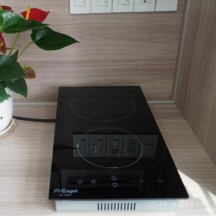 Bếp hồng ngoại 2 vùng nấu Domino Capri CR-168KT