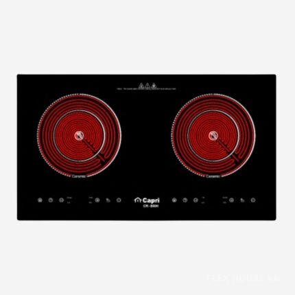 Bếp hồng ngoại âm 2 vùng nấu Capri CR-800H