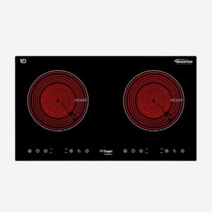 Bếp hồng ngoại âm 2 vùng nấu Capri CR-805KT