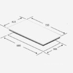 Bếp hồng ngoại đôi mặt kính Capri CR-809KT