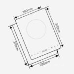 Bếp từ 1 vùng nấu Capri CR-107KT