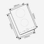 Bếp từ 2 vùng nấu Domino Capri CR-168KT