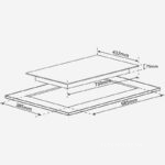 Bếp từ đôi âm viền hợp kim nhôm Garis G1214