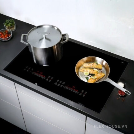 Bếp từ đôi kính vát 4 cạnh viền hợp kim nhôm Garis G1416