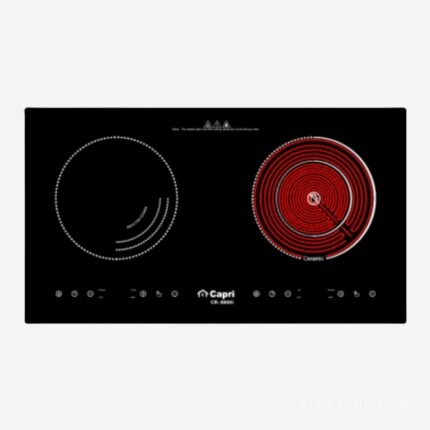 Bếp từ hồng ngoại âm 2 vùng nấu Capri CR-800HI