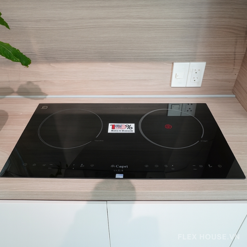 Bếp từ kết hợp hồng ngoại đôi Capri CR-804HI