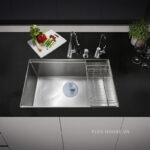 Chậu rửa 1 hố âm bàn đá Garis GS11.87D