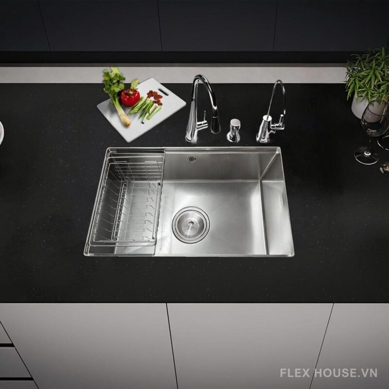 Chậu rửa âm bàn đá inox 304 Garis GS11.61D