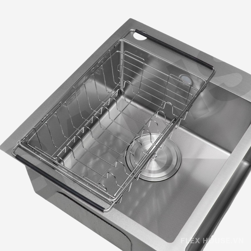 Chậu rửa bát 2 hố cân inox 304 Garis GS23.82