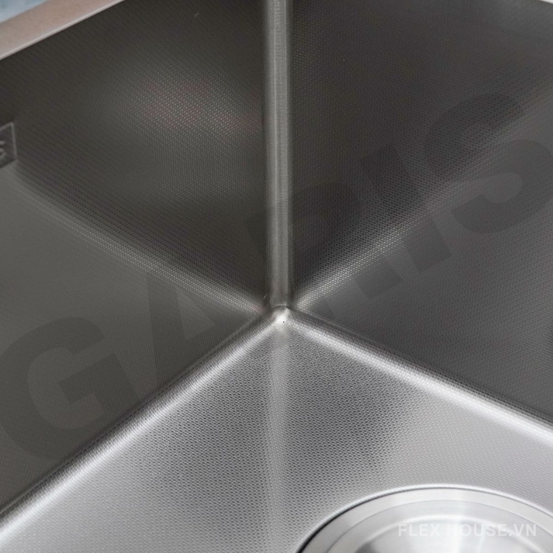 Chậu rửa bát 2 hố cân inox 304 Garis GS23.82