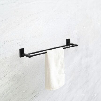 Giá để khăn tắm 2 ngăn bằng đồng