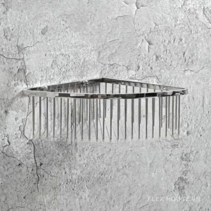 Kệ góc để đồ nhà vệ sinh inox Garis GBCB.01