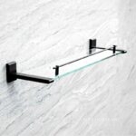Kệ kính bồn rửa mặt đồng đen nhám cao cấp Garis GBB1.G1
