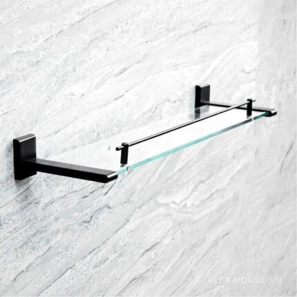 Kệ kính bồn rửa mặt đồng đen nhám cao cấp Garis GBB1.G1
