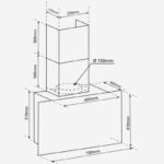 Máy hút mùi áp tường cảm ứng thông minh G3327