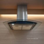 Máy hút mùi kính cong hiện đại Capri CR-648H
