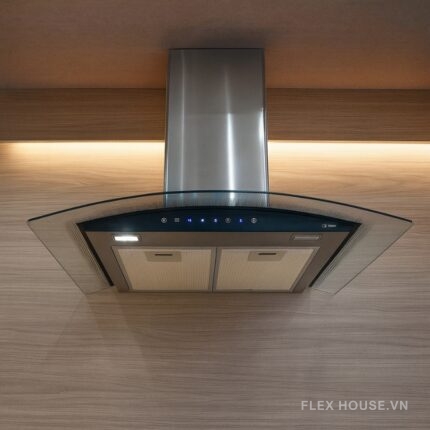Máy hút mùi kính cong hiện đại Capri CR-648H