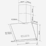 Máy hút mùi kính vát cảm ứng thông minh Garis G3527
