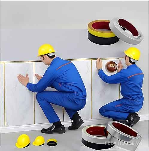 Nẹp la trang trí tường bằng nhựa PVC XGS082 4