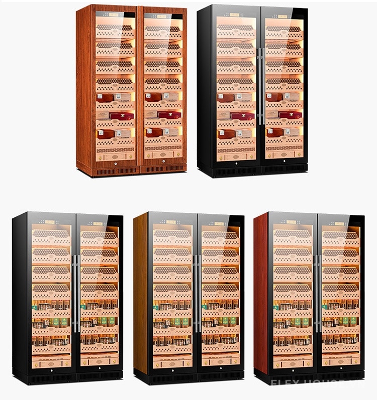 Tủ bảo quản Cigar thông minh hai cánh khử amoniac CGL188C1 16