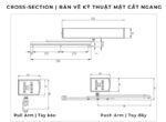 Bản vẽ kỹ thuật mặt cắt ngang của SW200