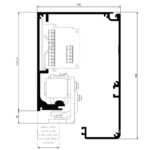 Bản vẽ kỹ thuật mặt cắt ngang của VZ-150