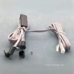 Cảm biến đóng mở cánh 2 mắt led dây dùng cho 2 cánh Garis GL67.SD2