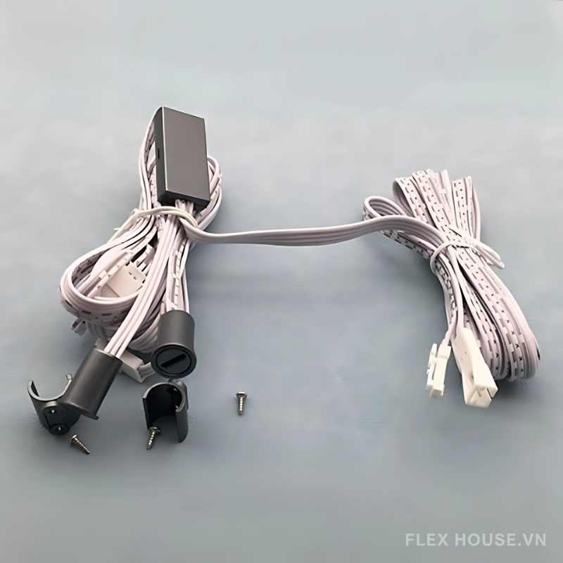 Cảm biến đóng mở cánh 2 mắt led dây dùng cho 2 cánh Garis GL67.SD2