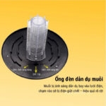 Đèn diệt muỗi tròn năng lượng mặt trời cắm đất SX9068