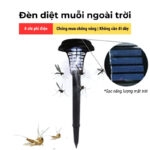 Đèn diệt muỗi tròn năng lượng mặt trời cắm đất SX9068