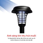 Đèn diệt muỗi tròn năng lượng mặt trời cắm đất SX9068