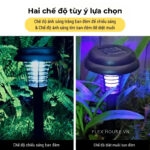 Đèn diệt muỗi tròn năng lượng mặt trời cắm đất SX9068