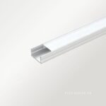 Máng nhôm chữ U đèn led, soi âm Garis GL67.P20