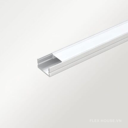 Máng nhôm chữ U đèn led, soi âm Garis GL67.P20