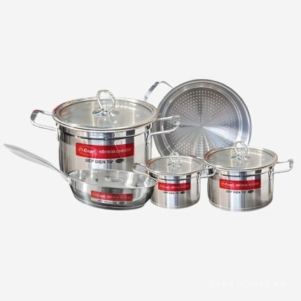 Bộ nồi Inox 304 9 món Capri CR-305