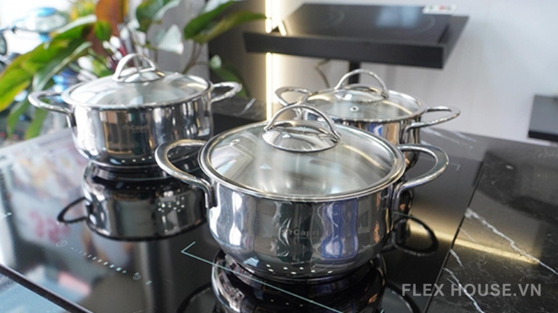 Bộ nồi chảo classic inox 304 Capri 1032.2003