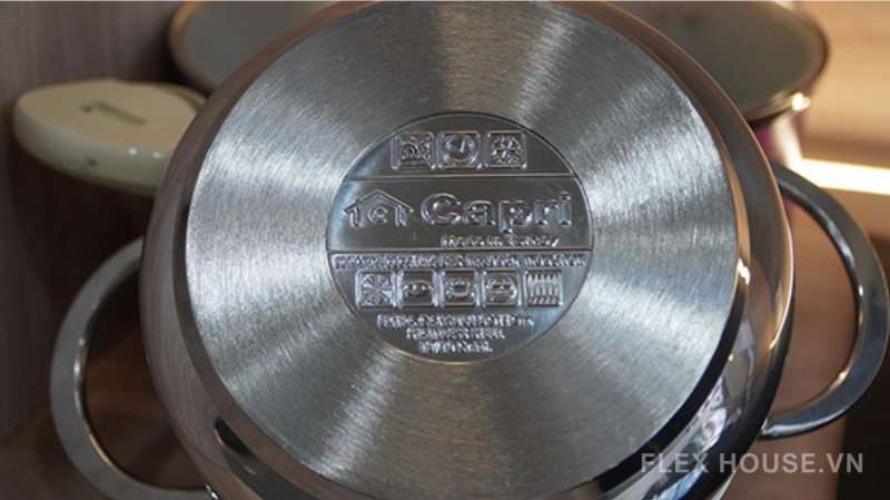 Bộ nồi chảo classic inox 304 Capri 1032.2003