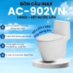Bồn cầu 1 khối nắp đóng êm Inax AC-902VN