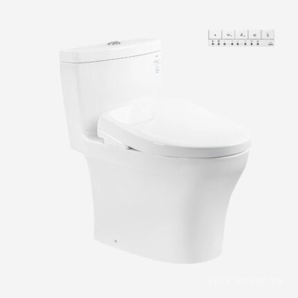 Bồn cầu 1 khối nắp rửa điện tử TOTO MS889CDRW23