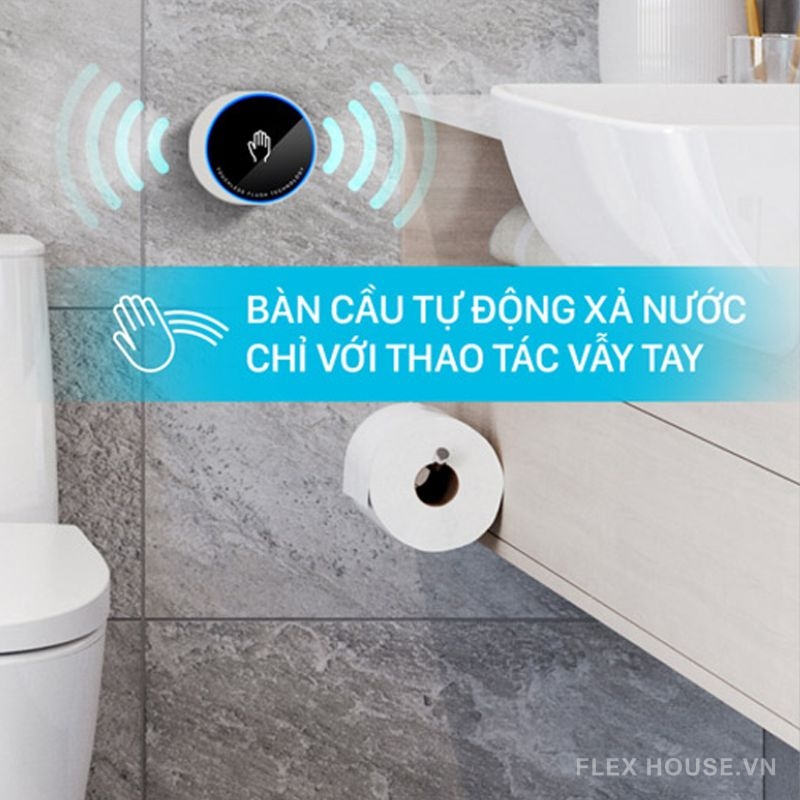 Bồn cầu 1 khối xả cảm ứng Inax ACT-902VN