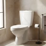 Bồn cầu 2 khối cổ cao Inax C-108VAN
