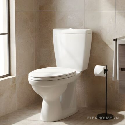 Bồn cầu 2 khối cổ cao Inax C-108VAN