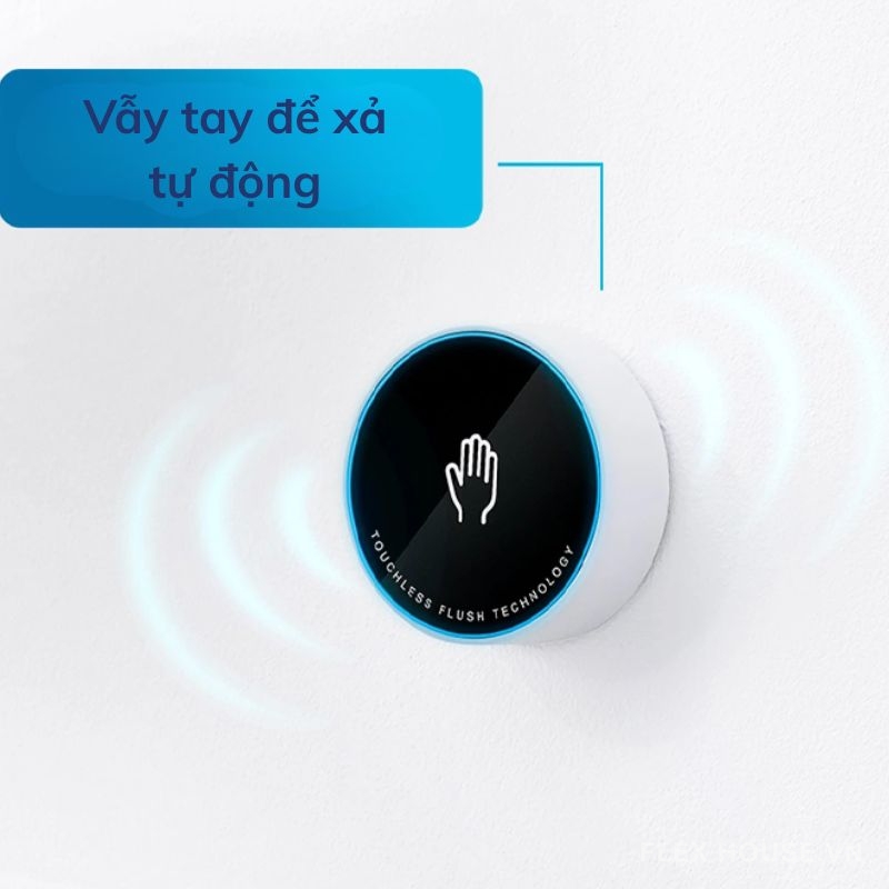 Bồn cầu 2 khối thông minh xả cảm ứng Inax ACT-832VN