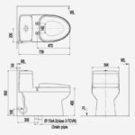 Bồn cầu liền khối nhấn xả Inax AC-939VN-2