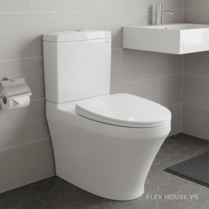 Bồn cầu 2 khối thoát ngang TOTO CS945PDT10